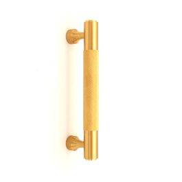 Spira Brass Knurled T Bar Cupboard Handle More Handles