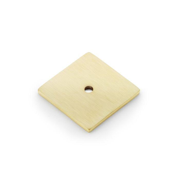 Alexander and Wilks - Quantock Square Backplate - Satin Brass PVD