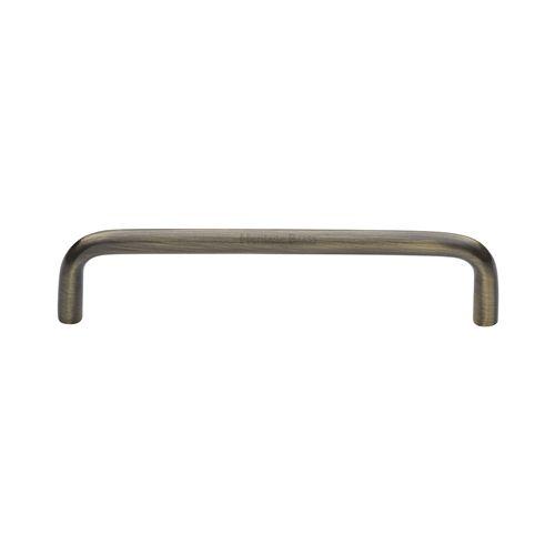 M.Marcus - Heritage Brass Wire Cupboard Handle - Antique Brass - Centres 128mm