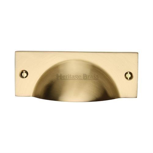 M.Marcus - Heritage Brass Cheshire Cup Handles - Satin Brass