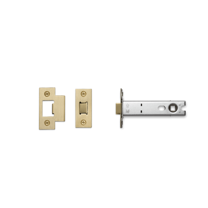 Buster and Punch - Tubular Latch - Brass - 82mm Backset 