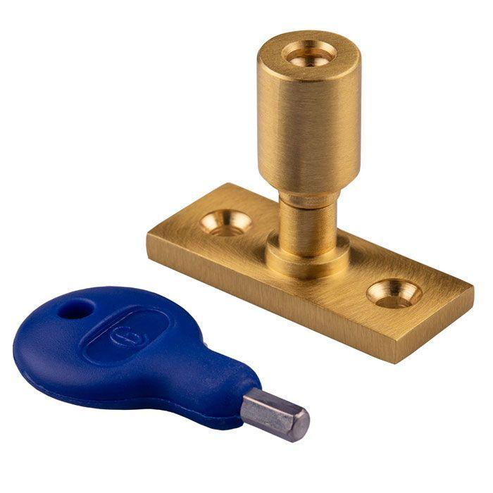 Carlisle Brass - Locking Casement Stay Pin - Satin Brass