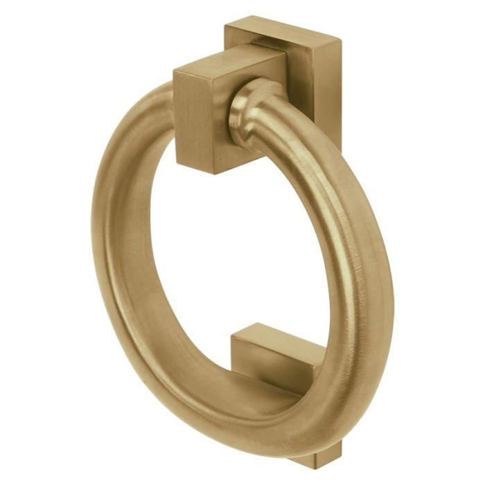 Blu Performance - 316 Stainless Steel Ring Door Knocker - Satin Brass PVD
