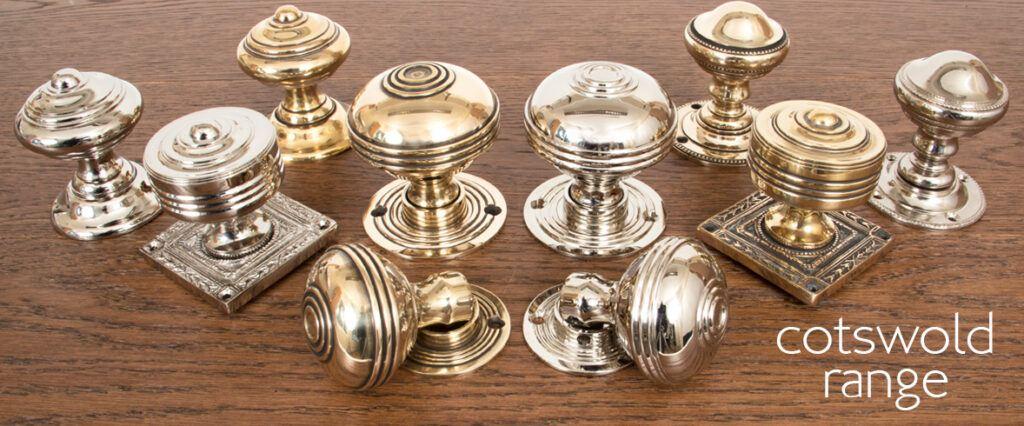 Reproduction Solid Brass Door Knobs