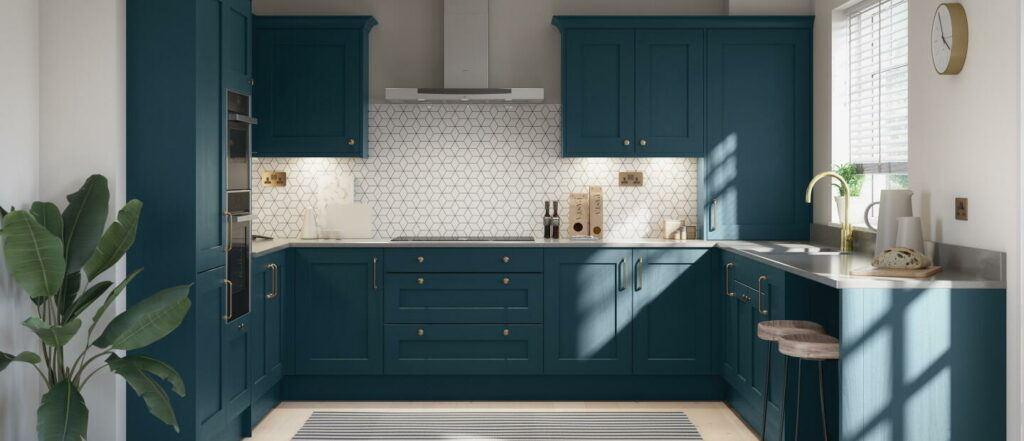 Modern Kitchen Trends - Blue Kitchen Design