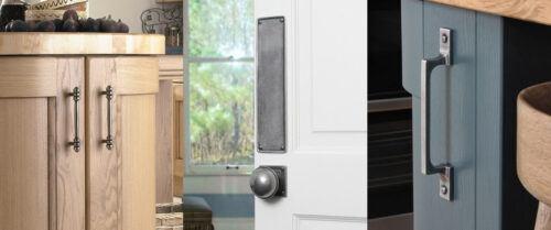 Finesse Pewter Cabinet and Door Hardware