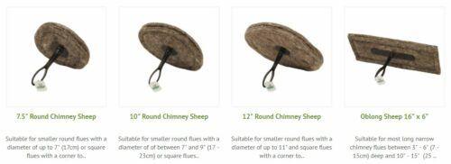 Chimney Sheep 10 inch Round Chimney Draught Excluder